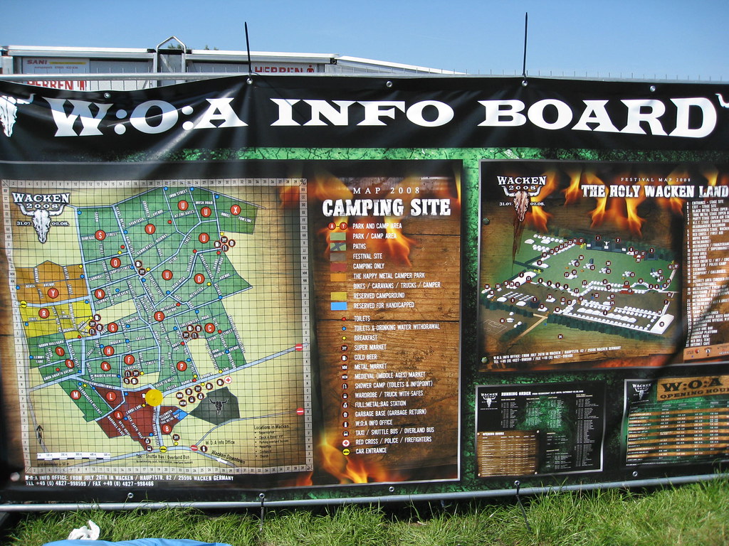 Map of Wacken Open Air... the place is IMMENSE