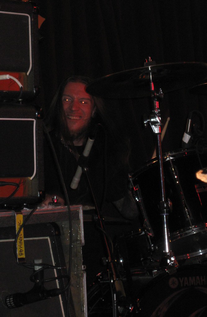 Anders Schultz on drums. Told you hes an evil gremlin