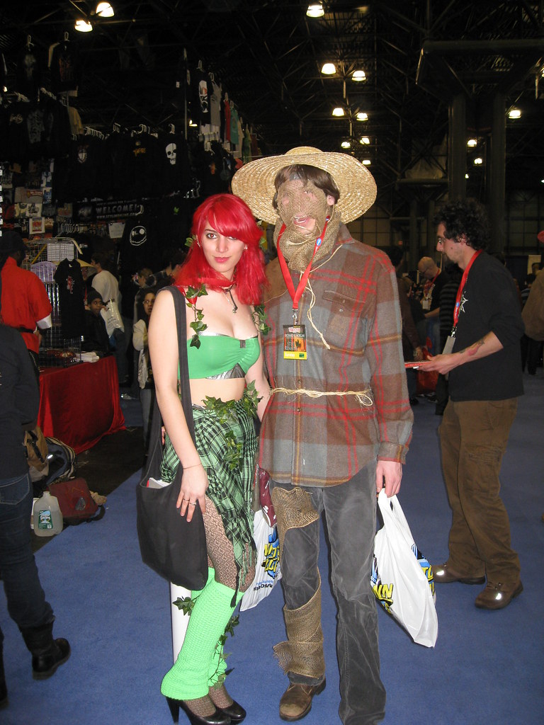 Some more Batman characters: Poison Ivy and Scarecrow